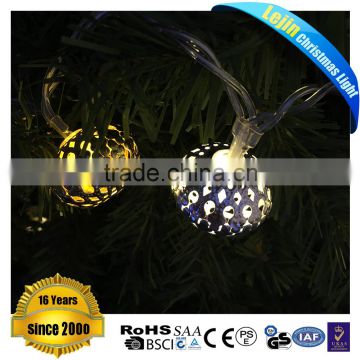 Battery Operated Metal Ball LED String Light