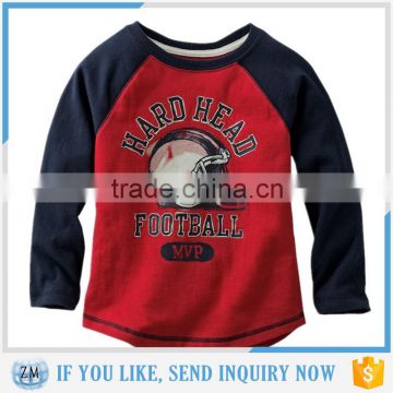 Round collar extra long t-shirt for baby