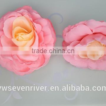 The simulation edge rose 7 cm flower heads Artificial silk cloth DIY wedding flowers Direct selling small wholesale