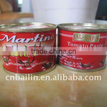 400g Easy open red pack tomato puree for stock canned tomato paste !! Good quality canned tomato paste for good market