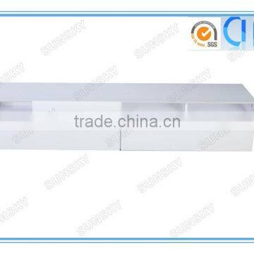 China high glossy white tv cabinet 1419F with drawers