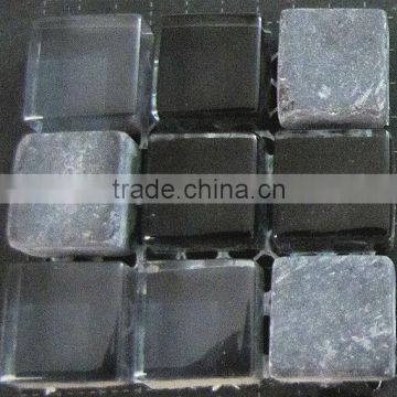 High quality crystal glass and stone mosaic tile