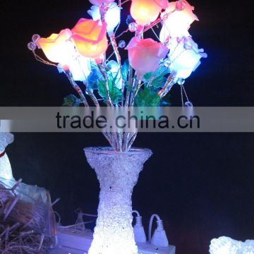 New arrival led artificial rose flowers for sale