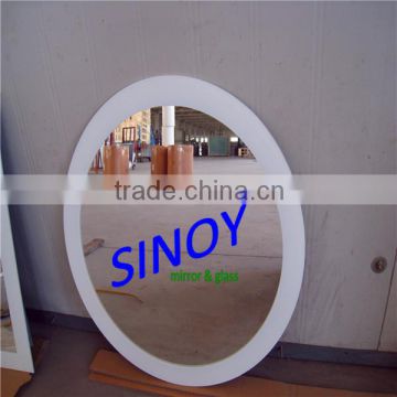 Hot factory sells round glass dining table with painted Viny 18mm with ISO9001