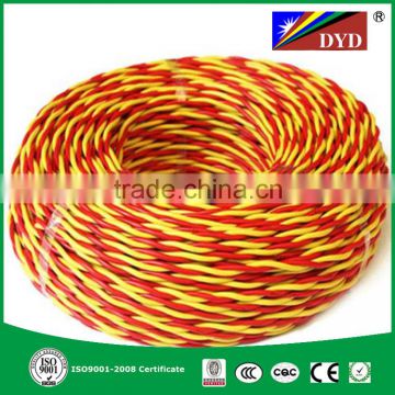 2.5 SQMM PVC insulated Stranded Flexible Twisted Pair electric wire