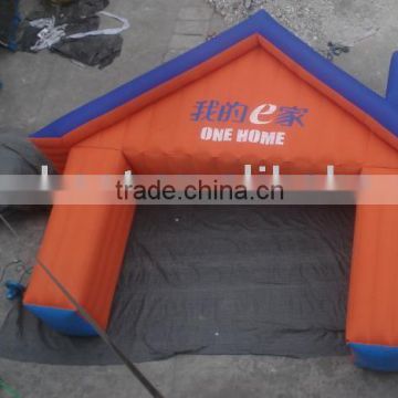 Inflatable entrance, inflatable advertising arch