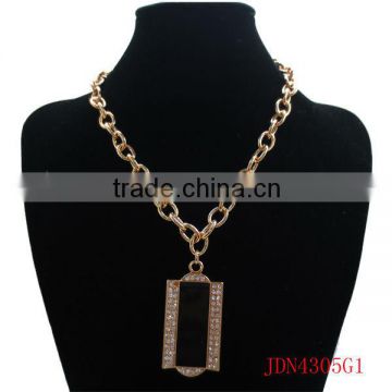 crystal shaver pendant necklace gold chain jewelry