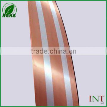 Electrical contact material Silver inlay metal strips