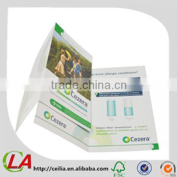 China Professional Advertising Folding Leaflet For Sale