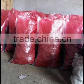 Good quality cheap white printed pp bags for packing charcoal exported to Indonesia