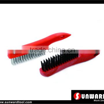 4X16Row Plastic Handle Wire Brush