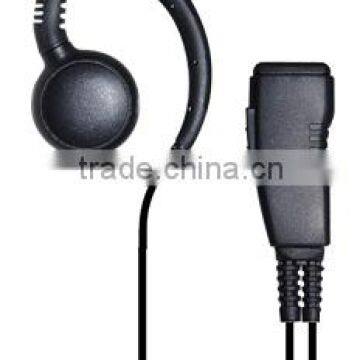 DMR PMR Two way radio walkie talkie G hook earhook earpiece earphone headset for Cassidian EADS TH1N