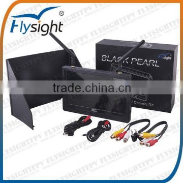 C063 Flysight Black Pearl Monitor 7" HDMI LCD Screen with Built-in 5.8Ghz Diversity Receiver 3S Lipo Battery