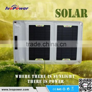 Ivopower durable portable folding pv solar battery charger