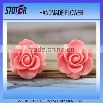 Pink resin flower bulk resin flower bulk artificial flowers st3073