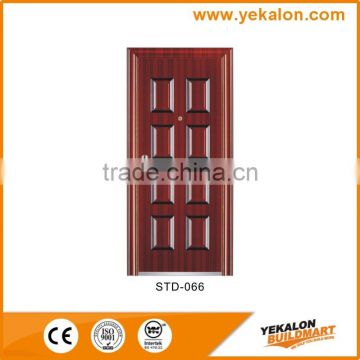 Yekalon STD-066 Frosted heat transfer security price of stainless steel door