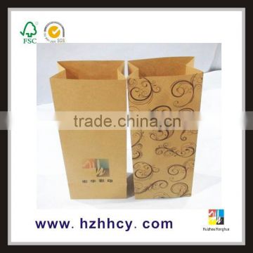 customized wholesale food grade brown paper bag