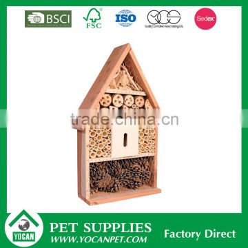 Garden hanging insect hotel cage bee house