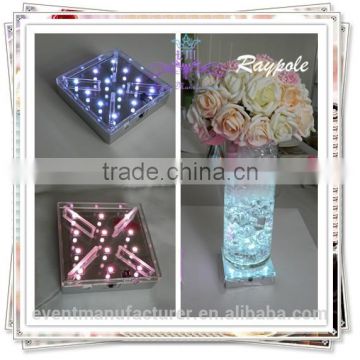 Fashionabale RGB vase led light table decoration for party wedding centerpieces