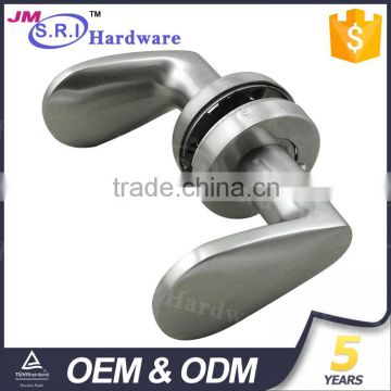 Top selling stainless steel lever door handle , self locking door handle made in china