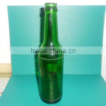 350ml green glass beer bottle