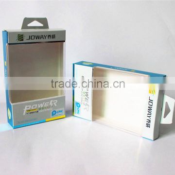 Fashion Deasign Big Window Paper Package Box For PowerBank
