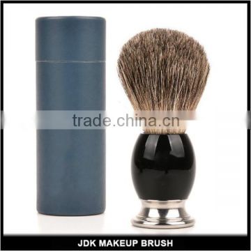 Luxury 100% Pure Badger Brush, Heavy Alloy Base Obsidian Acrylic Raw Manliness Shaving brush