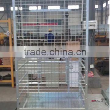 collapsible steel platfrom cage for crane work access platform