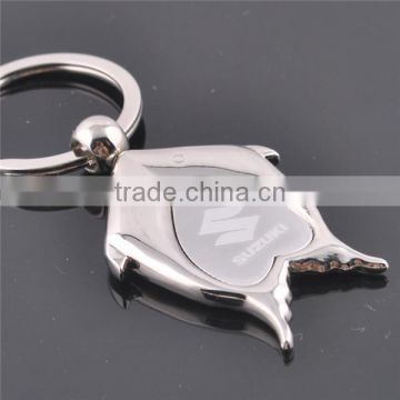 Factory price fish shape car keychain supplier