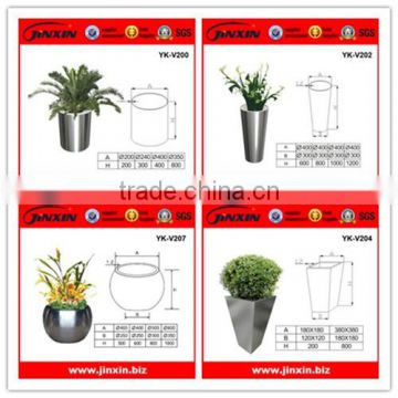 Stainless Steel Outdoor Decorative Flower Vases