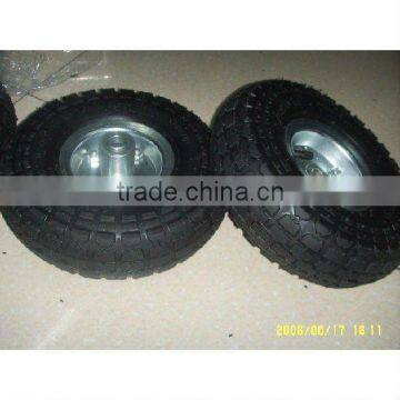 10x4.10/3.50-4pneumatic rubber trolley wheel supplier