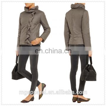 zipped pocket gray padded classic custom wholesale winter coats