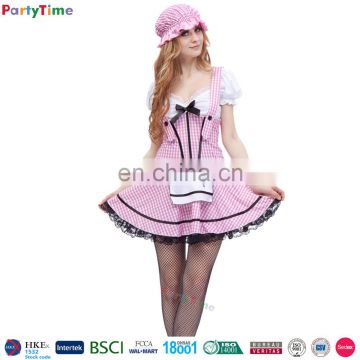 wholesale pink halloween japanese maid costume