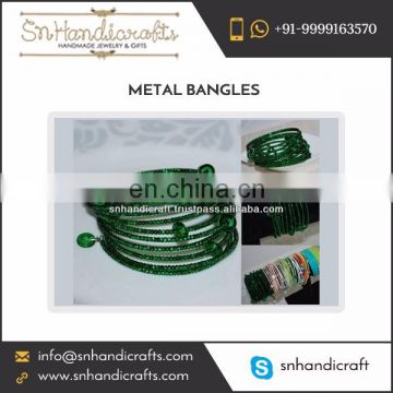 Wide Range of Metal Bangles Available from Wholesale Exporter