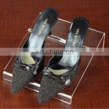 Acrylic shoe display rack for shoe specialty store for sale