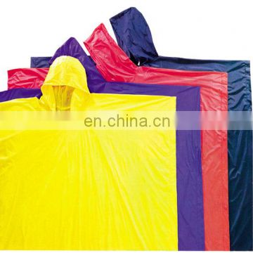 Promotion advertising Pvc reuseable Poncho raincoat
