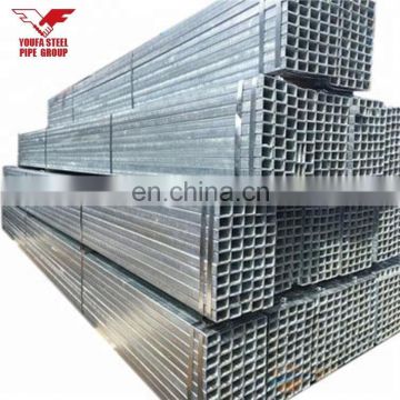 SCH40 hot dipped galvanized square steel pipes or tubes