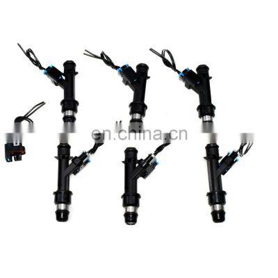Free Shipping!6 Flow Fuel Injector 7 Connect Wires For Buick Chevy Pontaic 25323971 1P1575