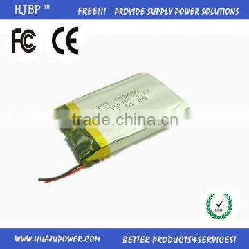 2014 new hot sales fcc ul rohs ce polymer lithium battery 703048 3.7v 1000mah
