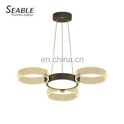 High Performance Home Living Room Decoration Acrylic Pendant Lamp Modern LED Ceiling Chandelier