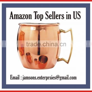 Hammered pure absolut 100% solid manufacturer moscow mule copper mugs wholesale for smirnoff vodka and