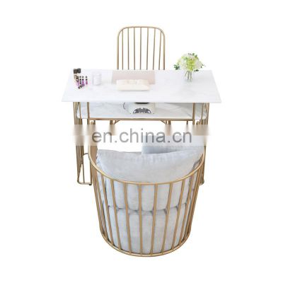 Dry Nail Table Station Furniture Manicure Portable Modern Salon Pink Cheap Tables Sets Tech Nails Desk