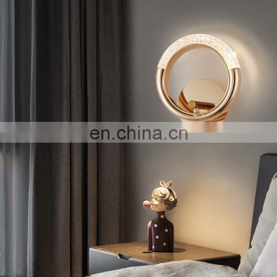 Crystal Surface Wall Lamp Nordic Indoor Lighting For Home Decoration Dining Tables Bedside Wall Lamps