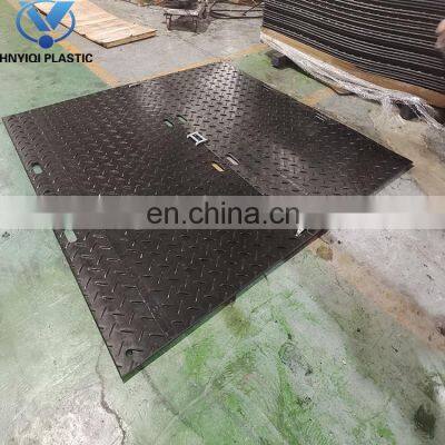 Durable Temporary Portable Roadway Mats Corrosion Resistance Virgin HDPE Material Ground Mats