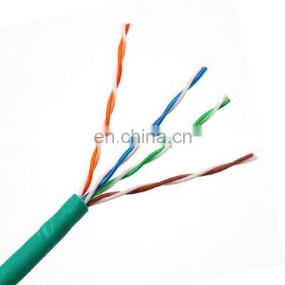 Indoor Unshielded Twisted Pair Cat5 Network Cable 300M 305M 500M 24AWG 26AWG 4prs UTP Cat5e Color Code Lan Cable