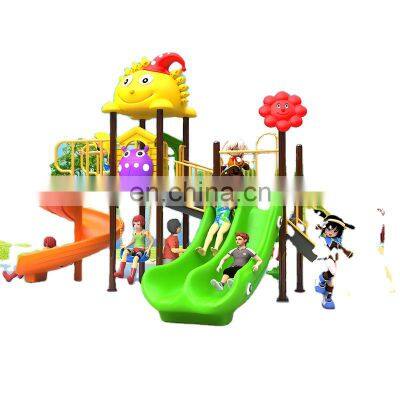 Plastic amusement school children commercial outdoor playground equipment