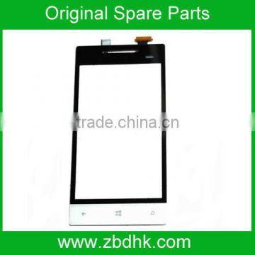 New For HTC Windows Phone 8S A620e A620t Rio White Touch Screen Digitizer Panel