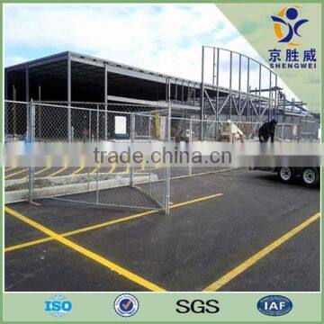 Chain link mesh fabric residental fence