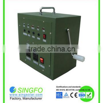 Hot sell hand crank power generator with flsh light good supplier from Dongguan