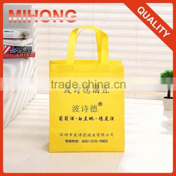 Eco-friendly cheap promotional wholesale non woven wine bottle bag